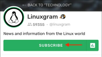 Suscribirse a un Canal de