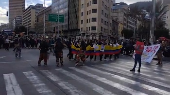 Por manifestaciones hay problemas en la movilidad en Bogotá este jueves: hay desvíos en TransMilenio