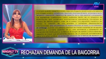 Magaly Medina celebra decisión judicial y resalta defensa de la libertad de expresión: “Una lección de ética profesional”. Captura: Magaly TV La Firme.