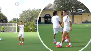 James Rodríguez se lució en