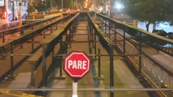 Comenzaron los cierres viales en un tramo de la avenida Brasil como parte de los preparativos para el desfile cívico-militar por Fiestas Patrias del 29 de julio - Créditos: Captura de pantalla de Panamericana TV.