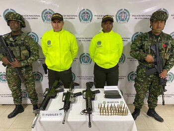 La operación fue desarrollada por la Sijín de la Policía Nacional con el apoyo de la Sipol y el Ejército - crédito Policía de Nariño