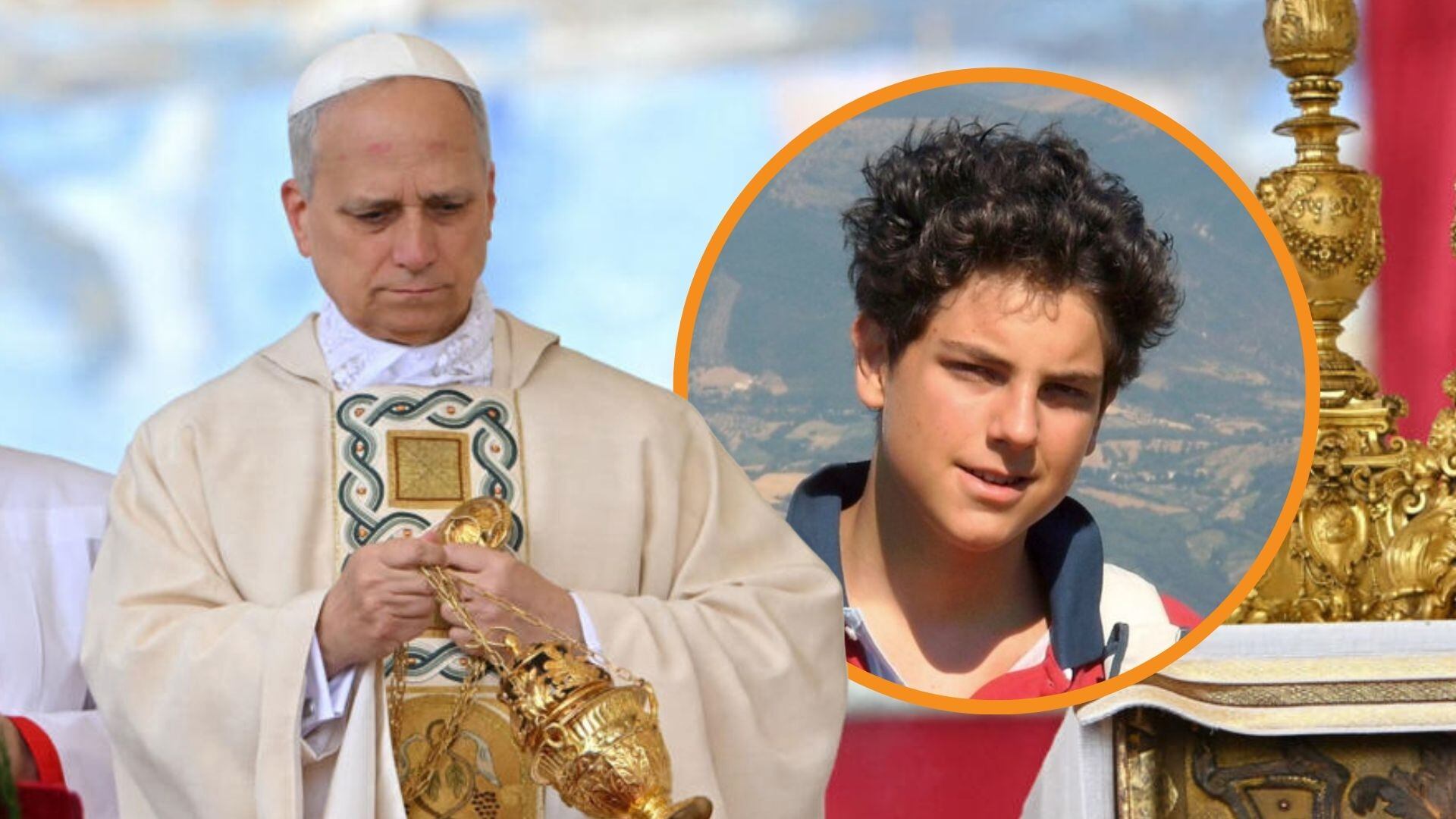 El papa León XIV canonizará a Carlo Acutis el domingo 7 de septiembre de 2025. (Foto: Composición Infobae)