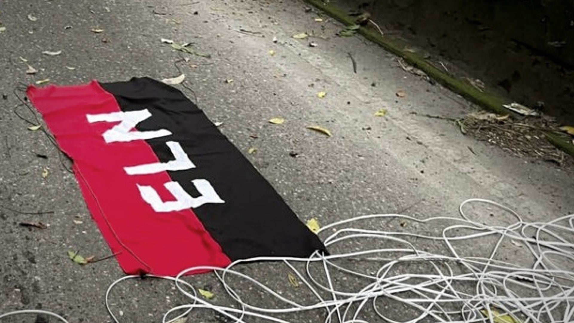 Bandera del ELN Foto: Colprensa (De referencia)