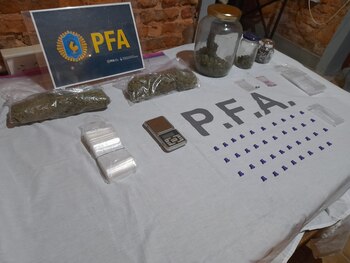 Los elementos incautados por los