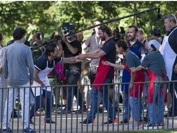 30-06-2021 Momento del rodaje de