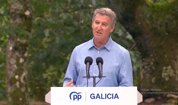 Inauguración del curso político del PP en Cerdedo Cotobade (Captura de vídeo)