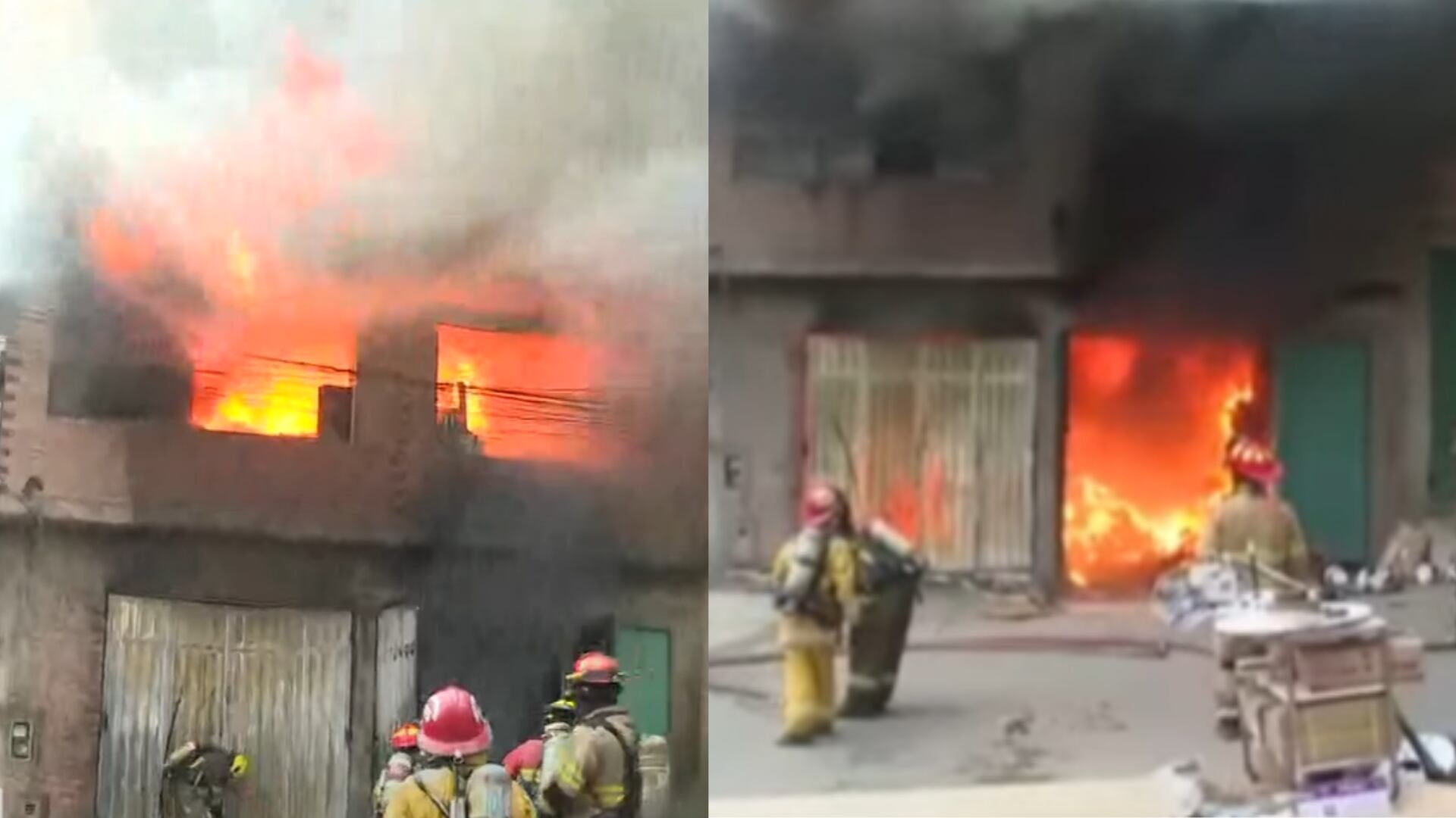 Incendio en Villa El Salvador: Bomberos controlan siniestro en ferretería y casa en zona Industrial | América Noticias