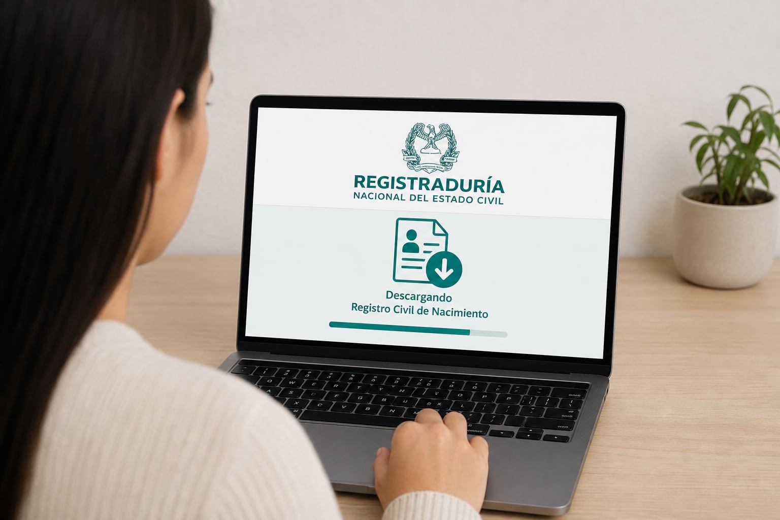 Imagen de referencia. La Registraduría habilitó en 2026 la solicitud digital de copias del registro civil de nacimiento, matrimonio y defunción - crédito VisualesIA/Imagen Ilustrativa Infobae