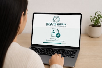 Imagen de referencia. La Registraduría habilitó en 2026 la solicitud digital de copias del registro civil de nacimiento, matrimonio y defunción - crédito VisualesIA/Imagen Ilustrativa Infobae