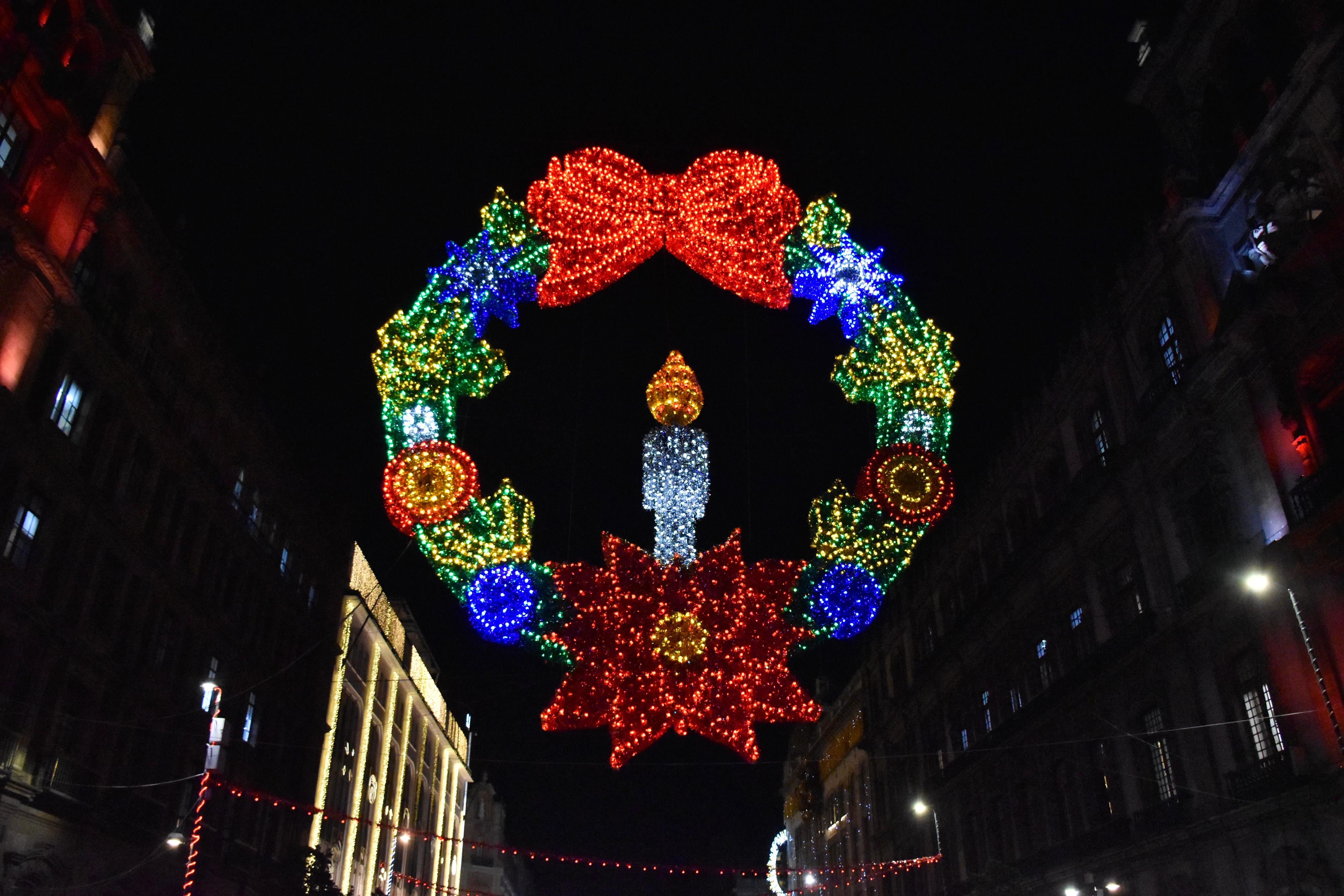 Las luminarias y decoraciones tomaran forma de elementos característicos de las fiestas decembrinas. Foto: Cortesía.