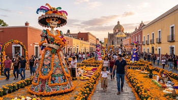 Catrinas monumentales y campos de cempasúchil: así será el recorrido del Valle de Catrinas 2026 en Atlixco
