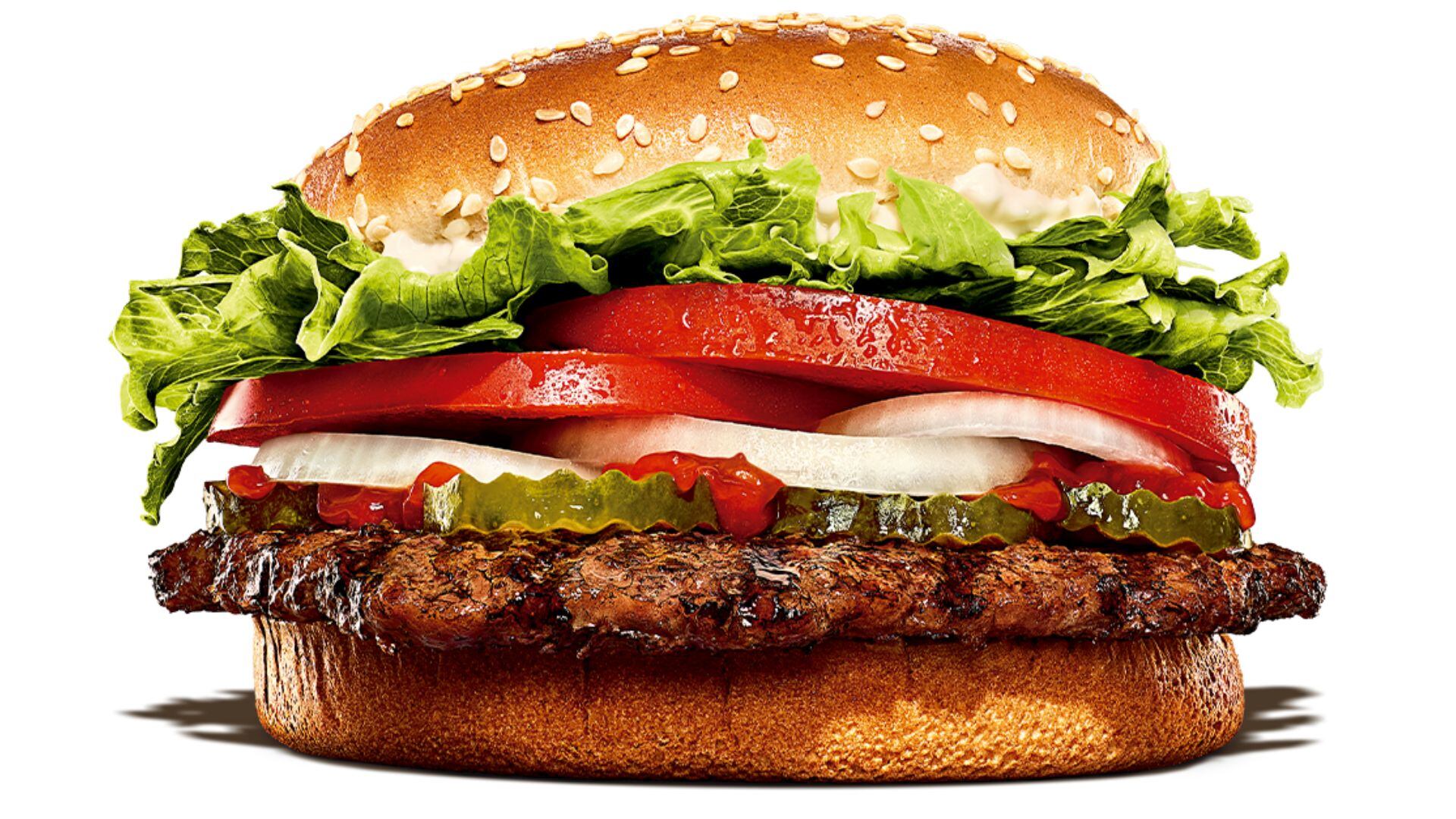Las hamburguesas de carne 100% vacuna son las protagonistas en la celebración extendida de la marca (Burger King)
