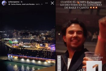 Así disfruta Checo Pérez sus