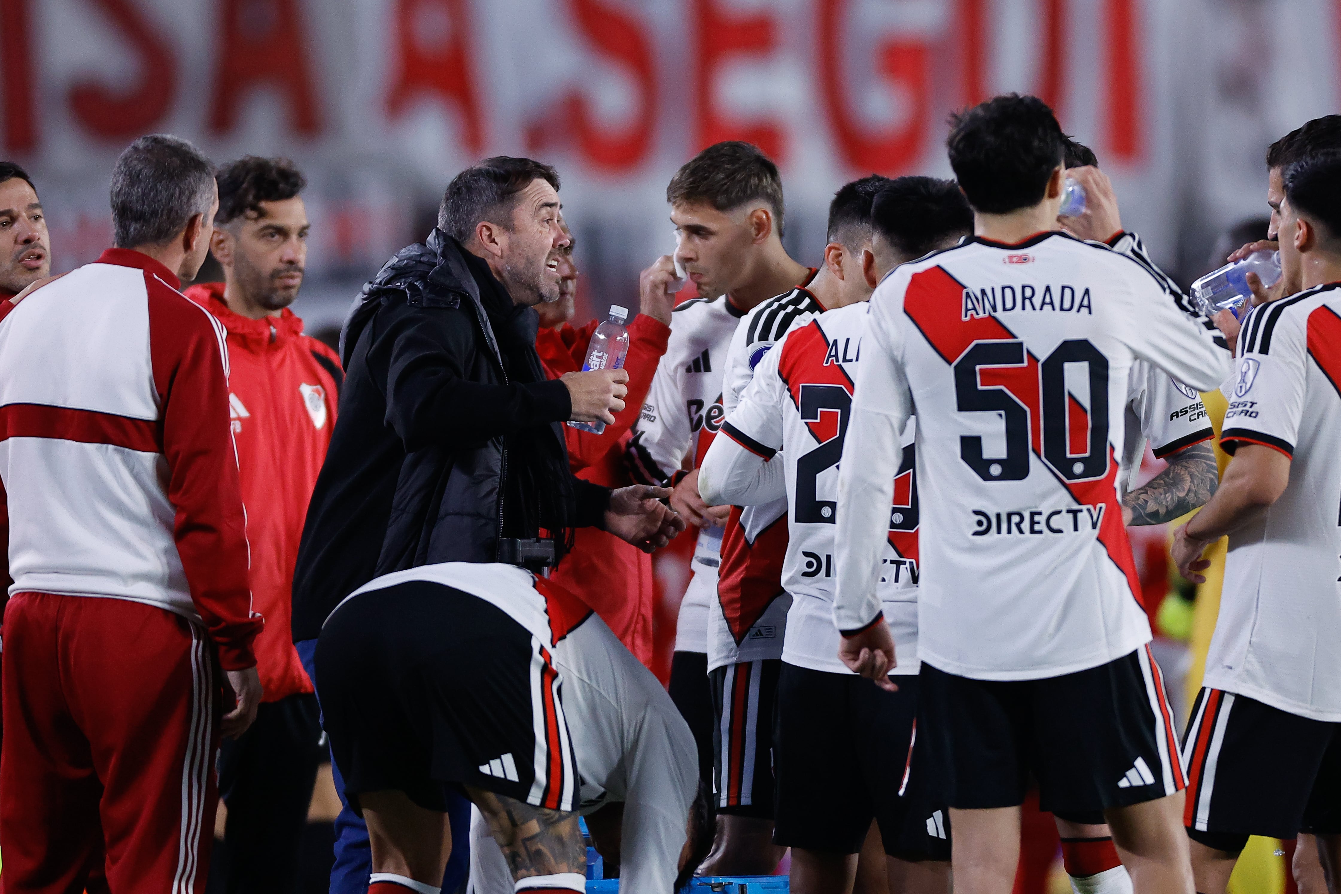 Chacho Coudet no pudo encontrar la regularidad durante su paso por River Plate (EFE/ Juan Ignacio Roncoroni)