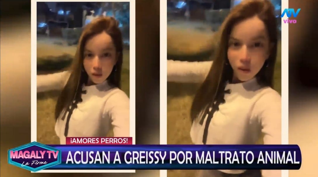 Greissy Ortega enfrenta acusaciones de presunto maltrato animal: vecinos difunden videos y audios. Captura: Magaly TV La Firme.