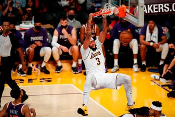 El pívot Anthony Davis. Foto