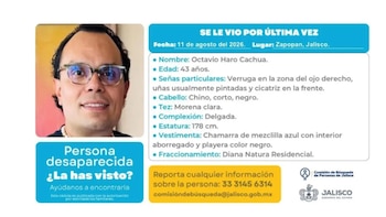 Desaparece segundo empresario inmobiliario en dos semanas en Jalisco, ahora fue Octavio Haro