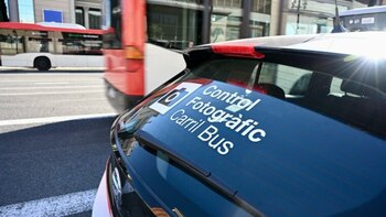 Solo cuatro autobuses de Barcelona