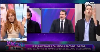 Magaly Medina y Paco Bazán