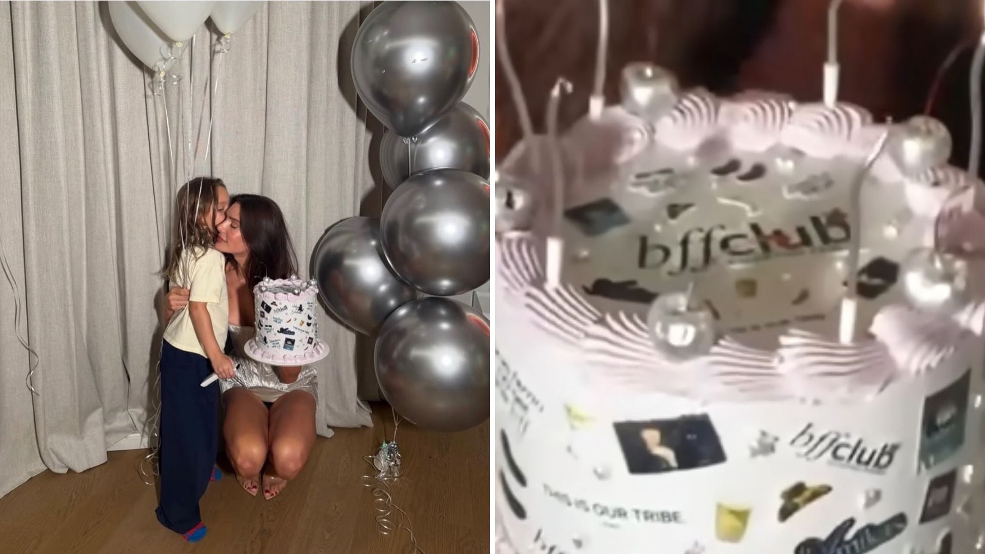 La celebración de Valentina Ferrer junto a su hijo Río que llamó la atención en redes - crédito Redes sociales