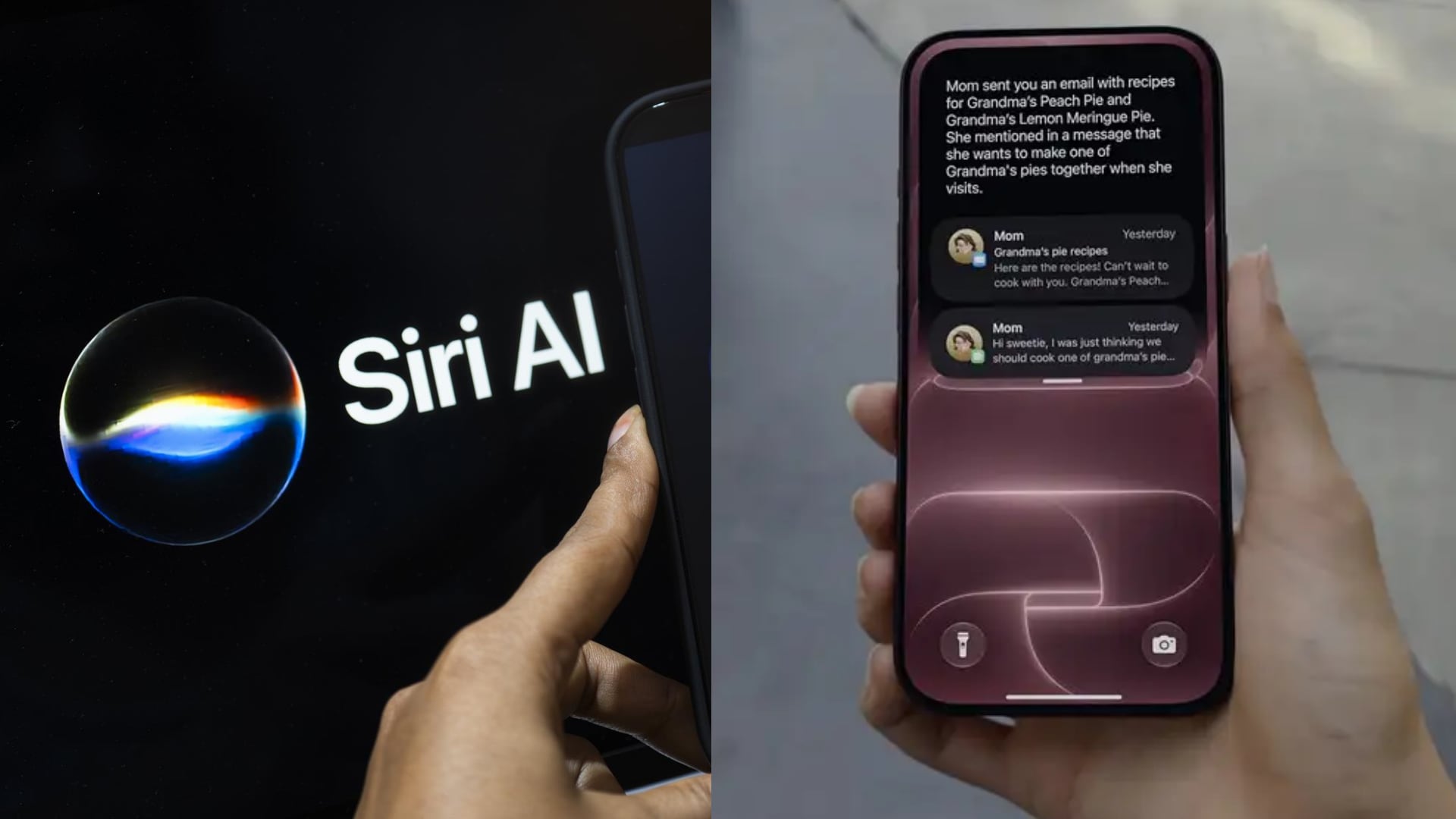 Durante la WWDC26, Apple ya había mostrado los avances del asistente.
(Composición Infobae: Europa Press / Apple Event)