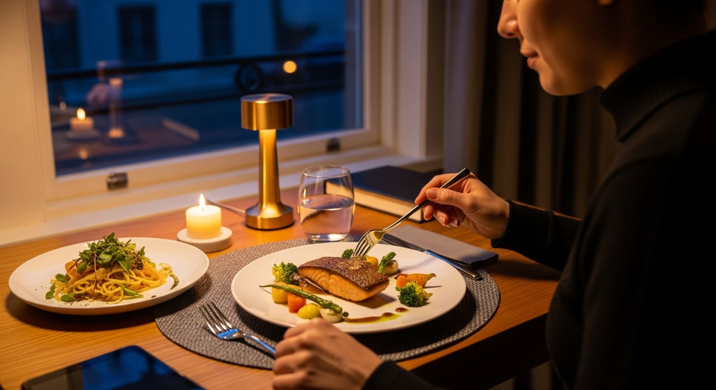 Cenar a las diez de la noche afecta el metabolismo y la calidad del sueño, según estudios universitarios recientes (Imagen Ilustrativa Infobae)