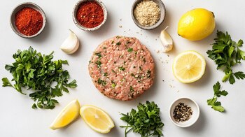 Hamburguesa de atún fresco con