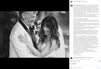 Heather McComb, la ex esposa de James Van Der Beek, se casó tres meses después de la muerte del actor
