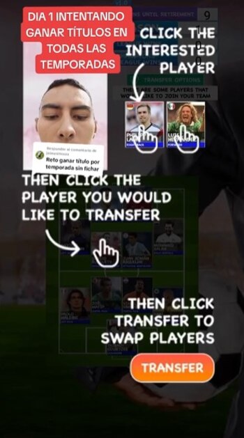 Filtro TikTok My Footbal Manager.