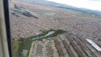 Múltiples aeronaves sobrevolaron los cielos