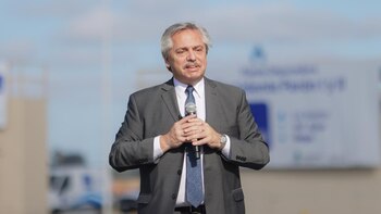 El presidente Alberto Fernández