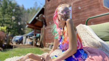 Una de las seguidoras de