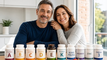 10 vitaminas esenciales para la salud de hombres y mujeres mayores de 40 años