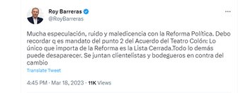 El senador del Pacto Histórico