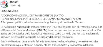 El paro nacional de transportistas y agricultores inició con movilizaciones en distintos puntos del país.