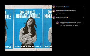 El posteo de Mayra Mendoza