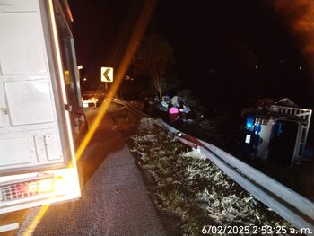 Siniestra vial que involucró a