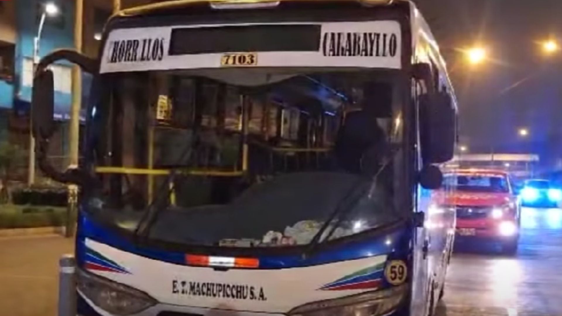 Ataque a balazos a bus de Machu Picchu en el Cercado de Lima deja dos heridos