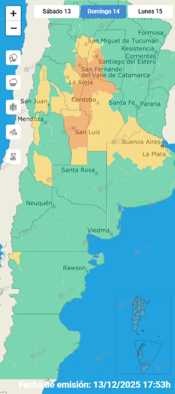 El interior del país también