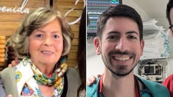 Jesús Saldaña y otra mujer