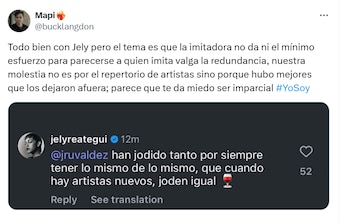 Jely Reátegui, jurado de Yo