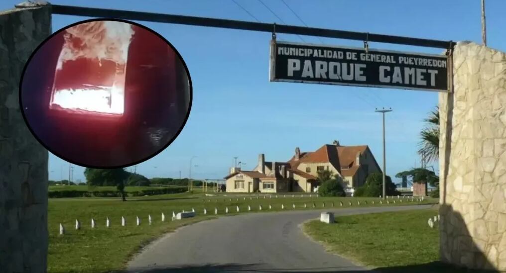 Violento robo en Parque Camet (Foto: Mi8)