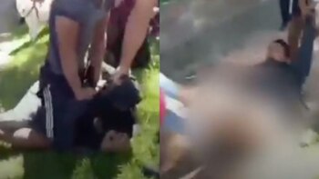 El hombre, quien habría estado