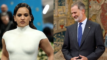 Rosalía y el rey Felipe