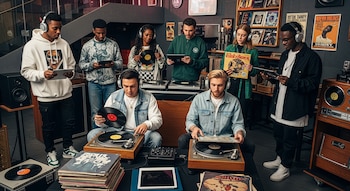 Vuelve el vinilo: los jóvenes