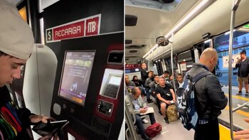 Un joven argentino se sorprendió