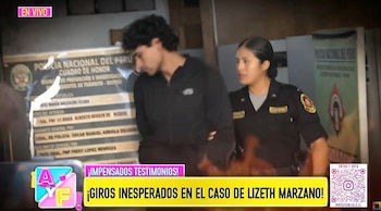 Amor y Fuego expone denuncia policial: madre de Adrián Villar acusó a su padre de chocar su auto y escapar. Willax/ Amor y Fuego.