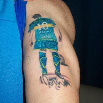 El tatuaje del brazo izquierdo