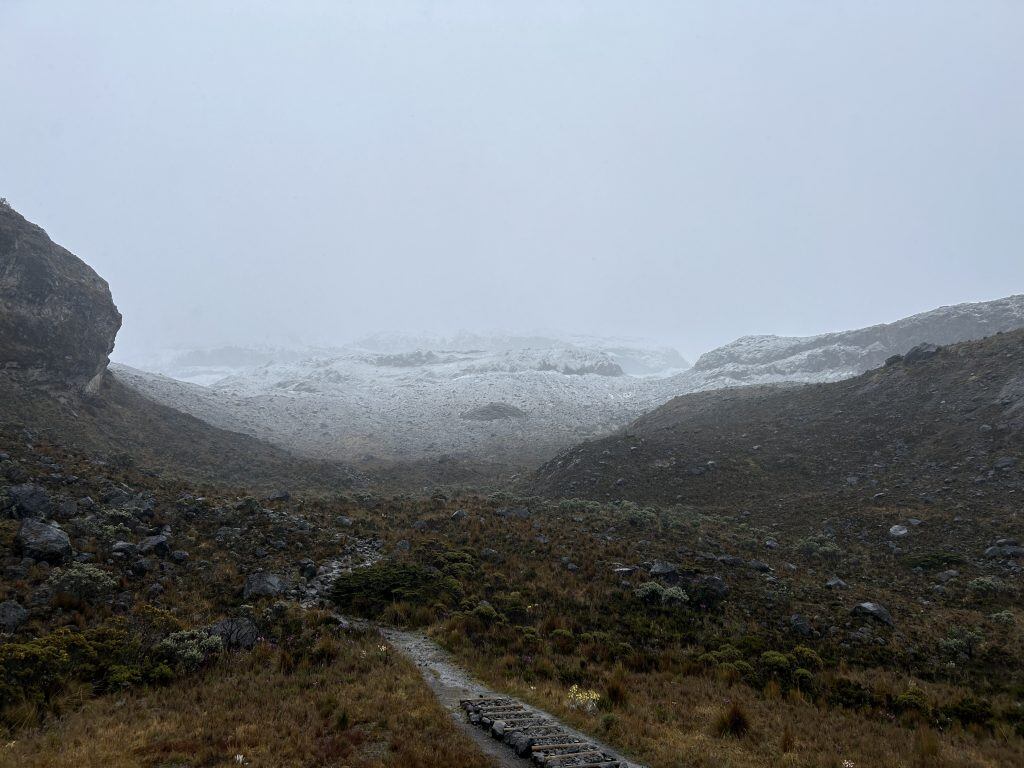 El ingreso al Parque Los Nevados está regulado por pico y placa ambiental en el sector Brisas Kumanday, vía Manizales – Murillo - crédito Parque Nacional de los Nevados